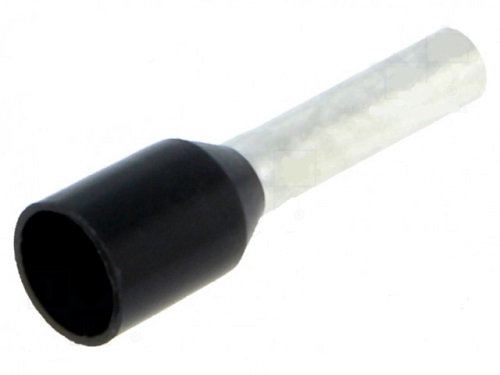 Terminale a Bussolotto 1,5mm Nero *(1pz)